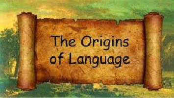 The origin of language summary