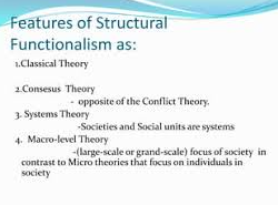 characteristics of functionalism