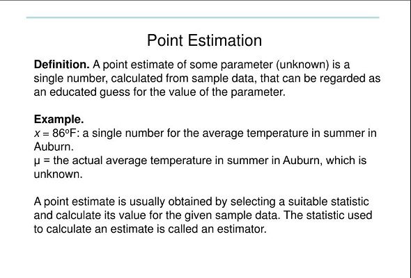 point-estimation-definition-determination-importance-and-example