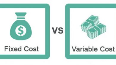 Difference between fixed and variable cost