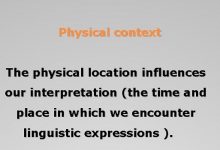 Physical Context of Communication