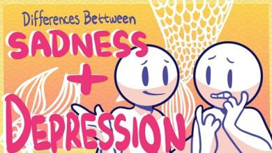 Difference between sadness and depression