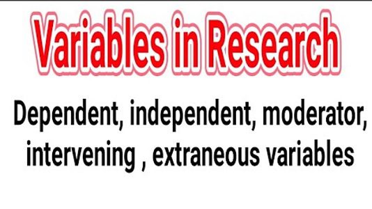 Research variables types characteristics and examples