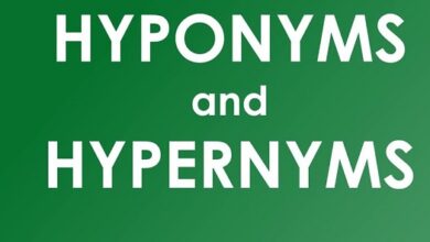 Hypernymy and hyponymy