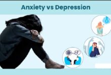 Difference between depression and anxiety