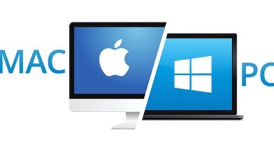 Difference between mac and windows